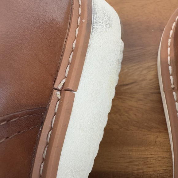 Mens Nordstrom Rack Eugene Derby Brown Leather Formal Comfort Shoes Size 7 M GUC - Picture 5 of 10